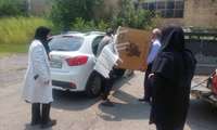 تهیه ویلچر برقی برای مادر باردار معلول تحت پوشش طرح نفس در شهرستان رشت